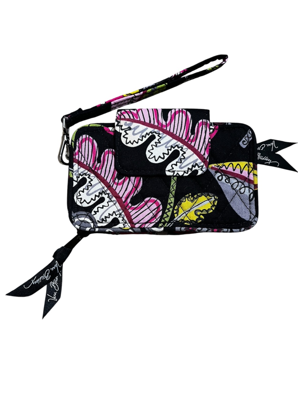 Vera Bradley Moon Blooms Quilted Wristlet Wallet Card Holder